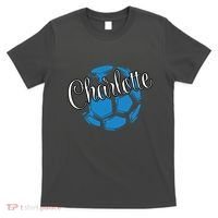 Cool Retro Charlotte Soccer Ball T-Shirt thumb 0