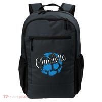 Cool Retro Charlotte Soccer Ball Backpack thumb 0