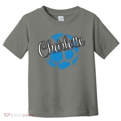 Cool Retro Charlotte Soccer Ball Toddler T-Shirt