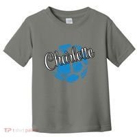 Cool Retro Charlotte Soccer Ball Toddler T-Shirt thumb 0