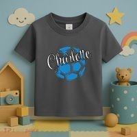 Cool Retro Charlotte Soccer Ball Toddler T-Shirt thumb 3