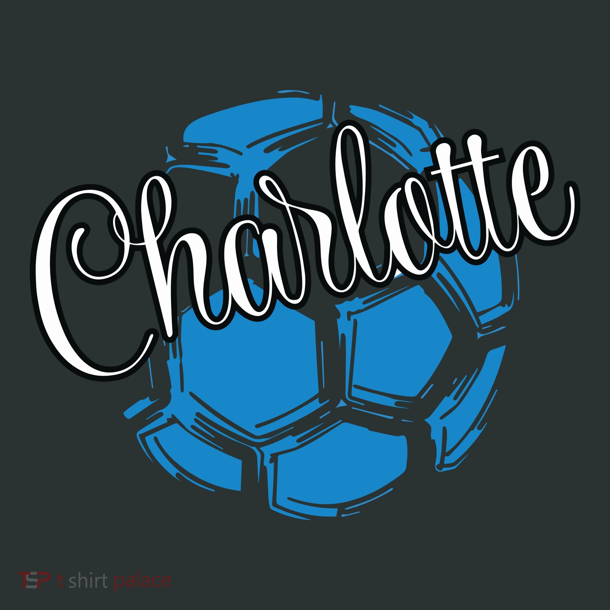 Cool Retro Charlotte Soccer Ball Kids Sweatshirt