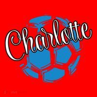 Cool Retro Charlotte Soccer Ball Santa Hat thumb 1