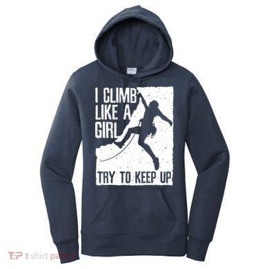 Cool Rock Climbing Design For Women Climb Lovers Women's Hoodie