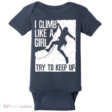 Cool Rock Climbing Design For Women Climb Lovers Baby Bodysuit