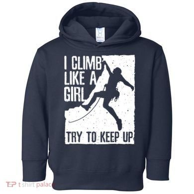 Cool Rock Climbing Design For Women Climb Lovers Toddler Hoodie