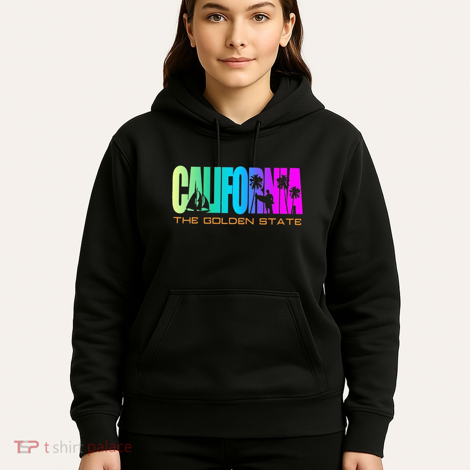 California Republic Cali Life Cool I Love Ca Hoodie