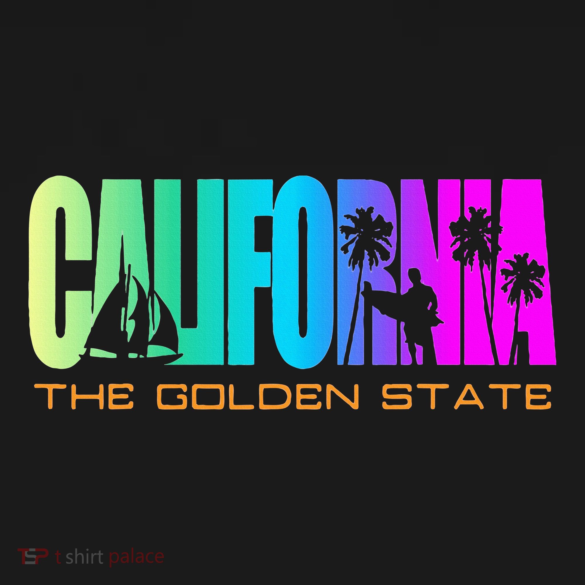 California Republic Cali Life Cool I Love Ca Long Sleeve Shirt