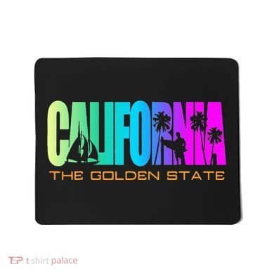 California Republic Cali Life Cool I Love Ca Mousepad