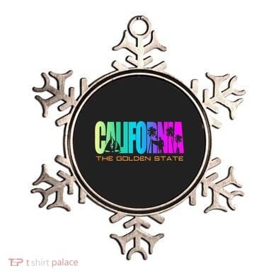 California Republic Cali Life Cool I Love Ca Ornament