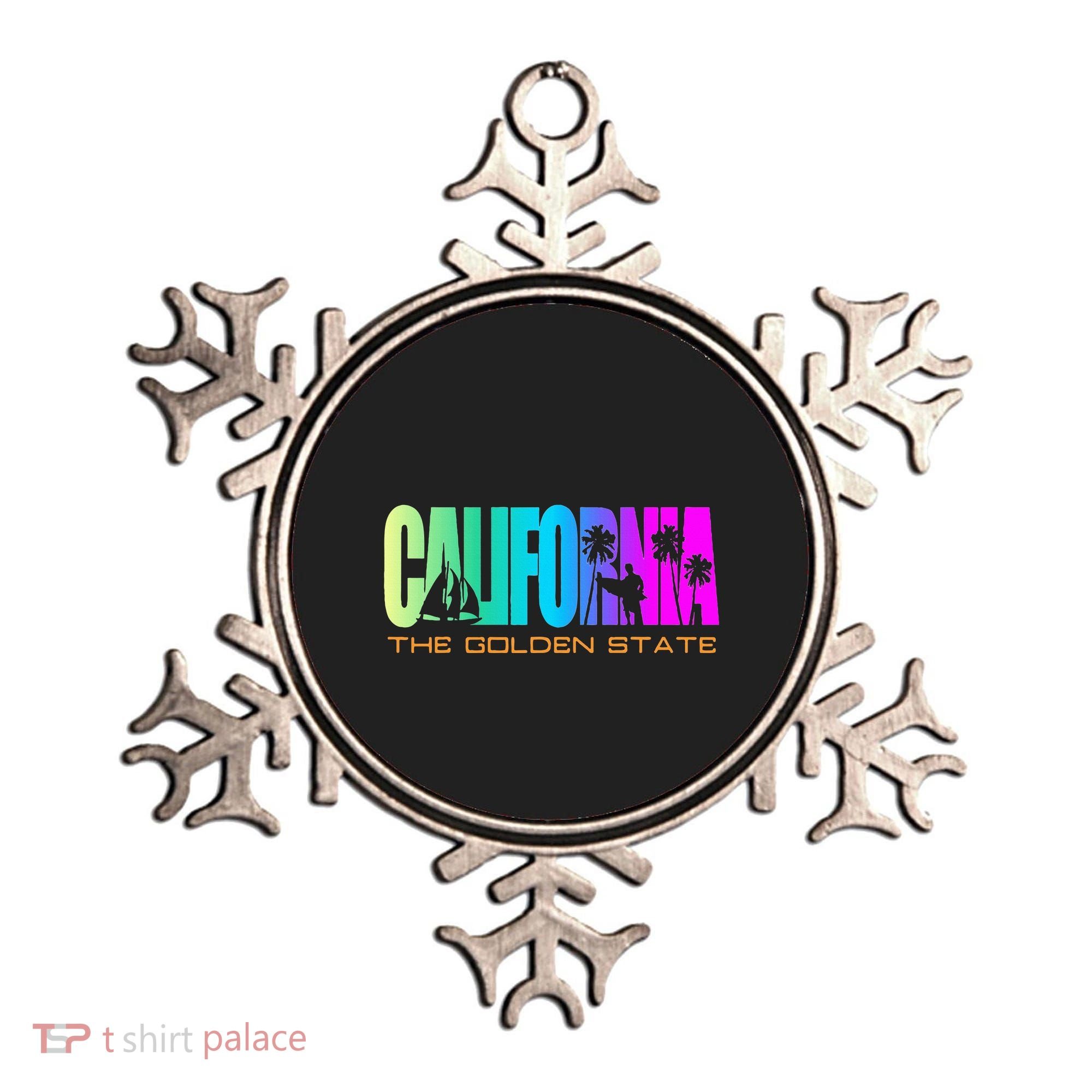 California Republic Cali Life Cool I Love Ca Ornament