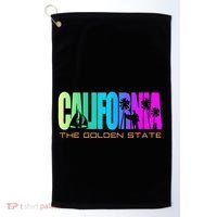 California Republic Cali Life Cool I Love Ca Golf Towel thumb 0