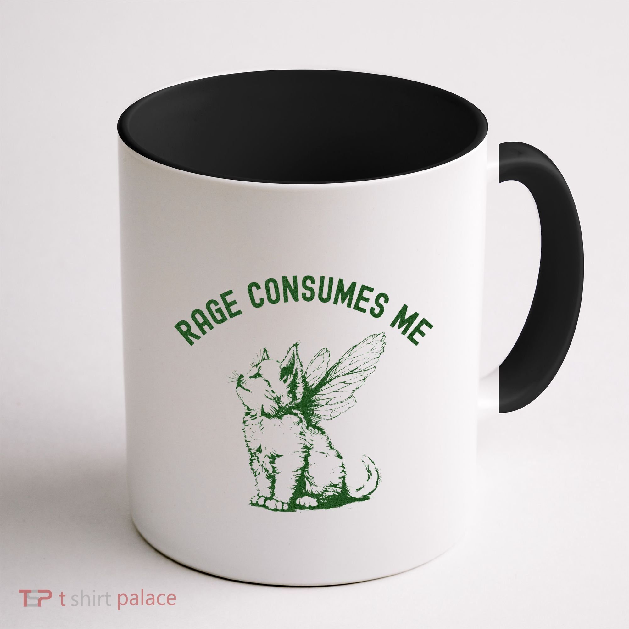 Cat Rage Consumes Me Coffee Mug