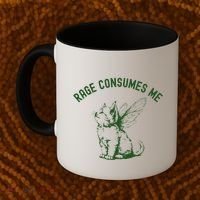 Cat Rage Consumes Me Coffee Mug thumb 2