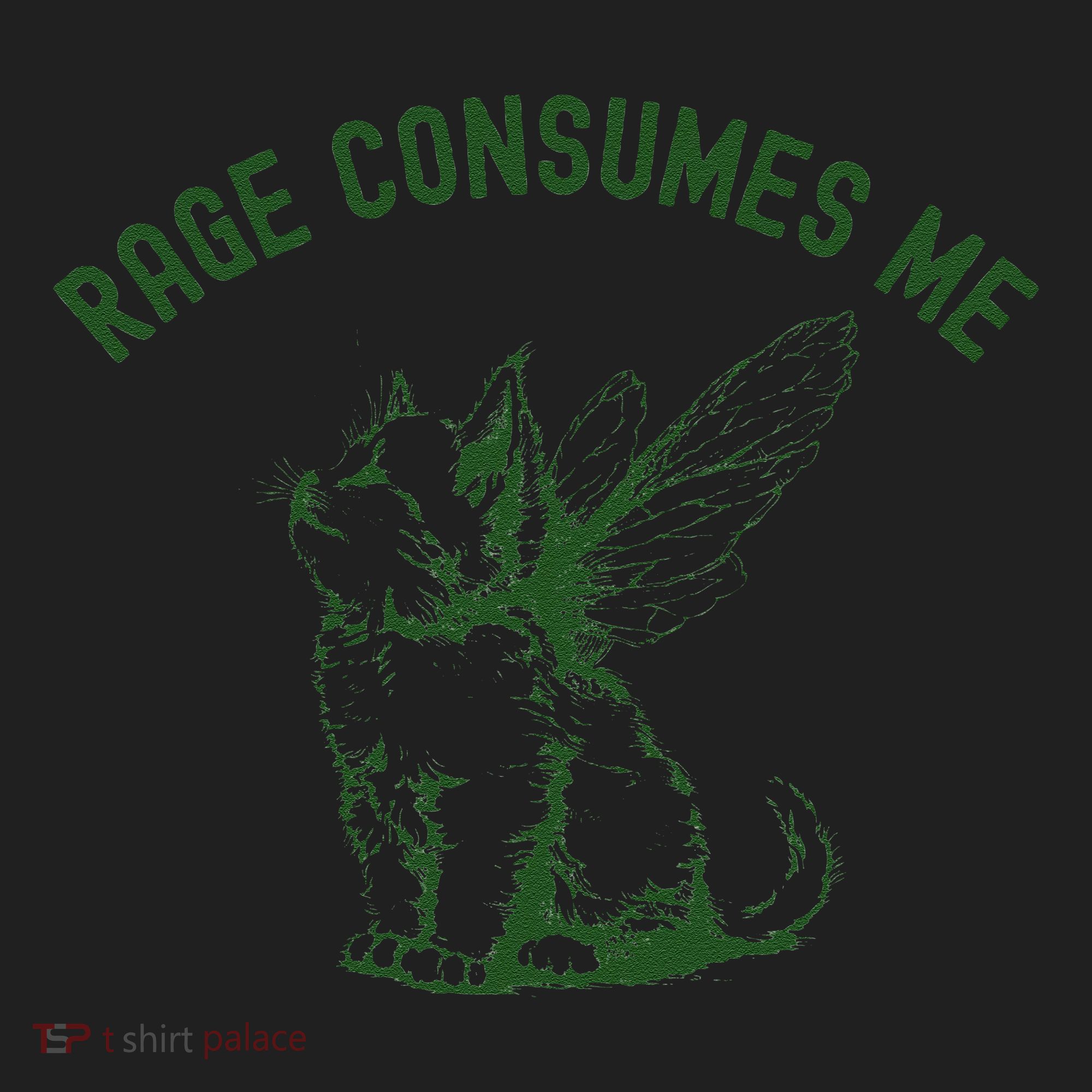 Cat Rage Consumes Me Beanie