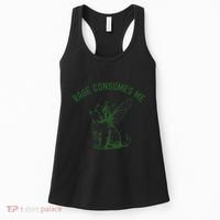 Cat Rage Consumes Me Women's Tank Top thumb 0