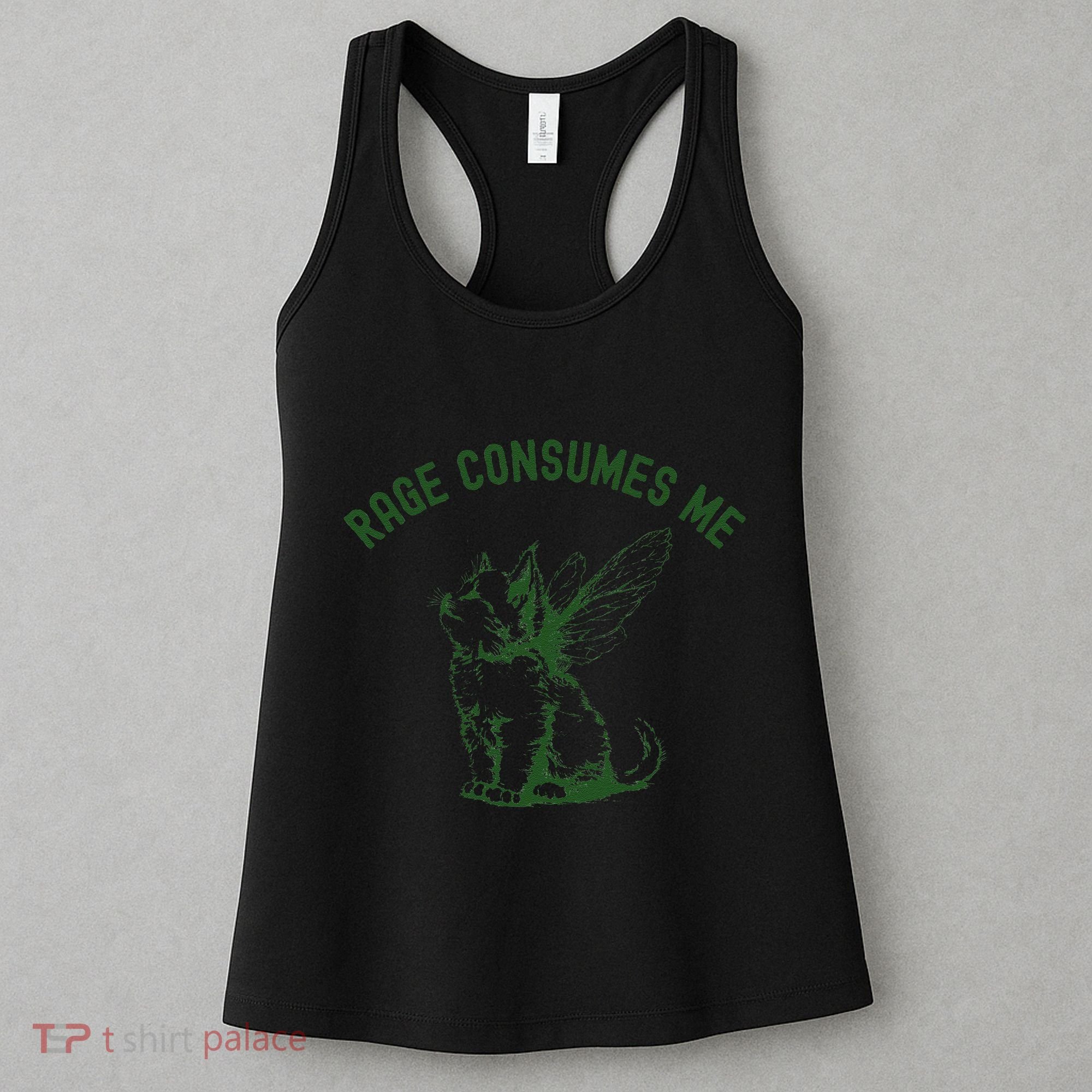 Cat Rage Consumes Me Women's Tank Top