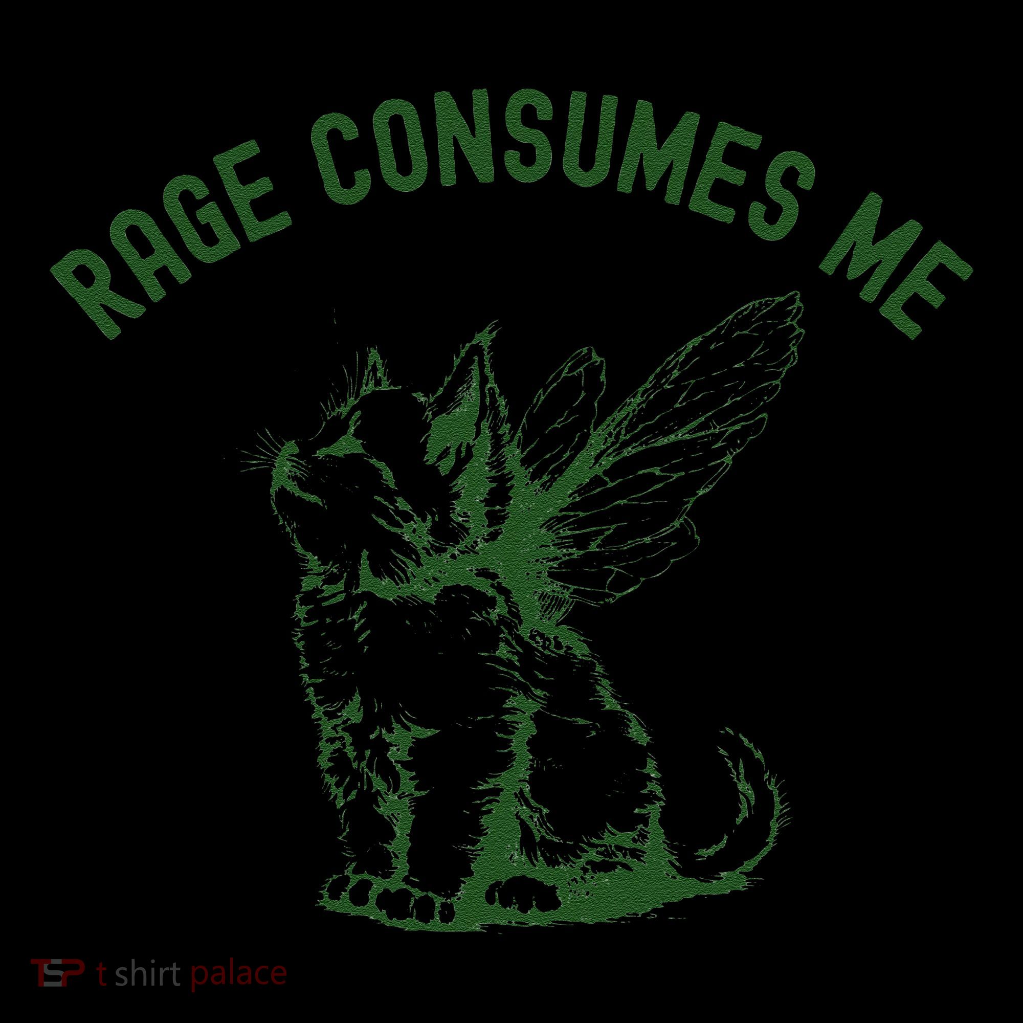 Cat Rage Consumes Me Baby Bodysuit