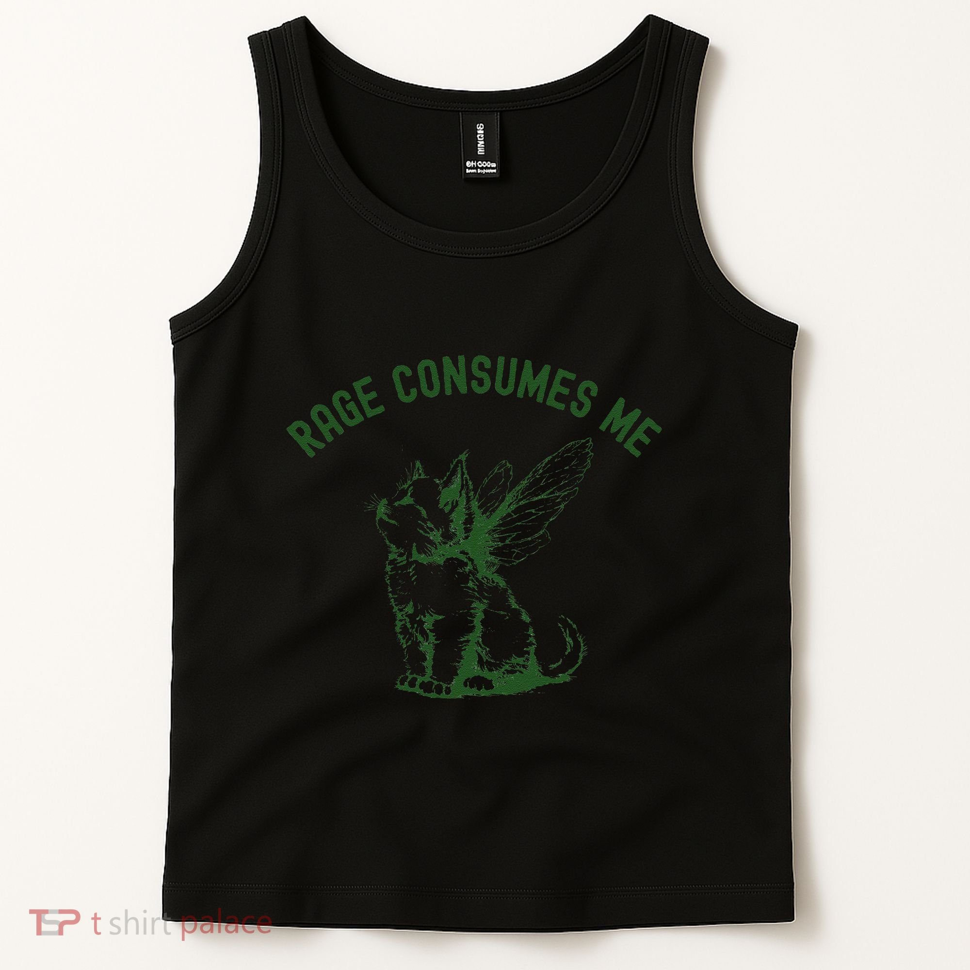Cat Rage Consumes Me Tank Top
