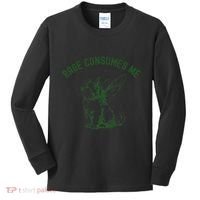 Cat Rage Consumes Me Kids Long Sleeve Shirt thumb 0