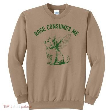 Cat Rage Consumes Me Sweatshirt
