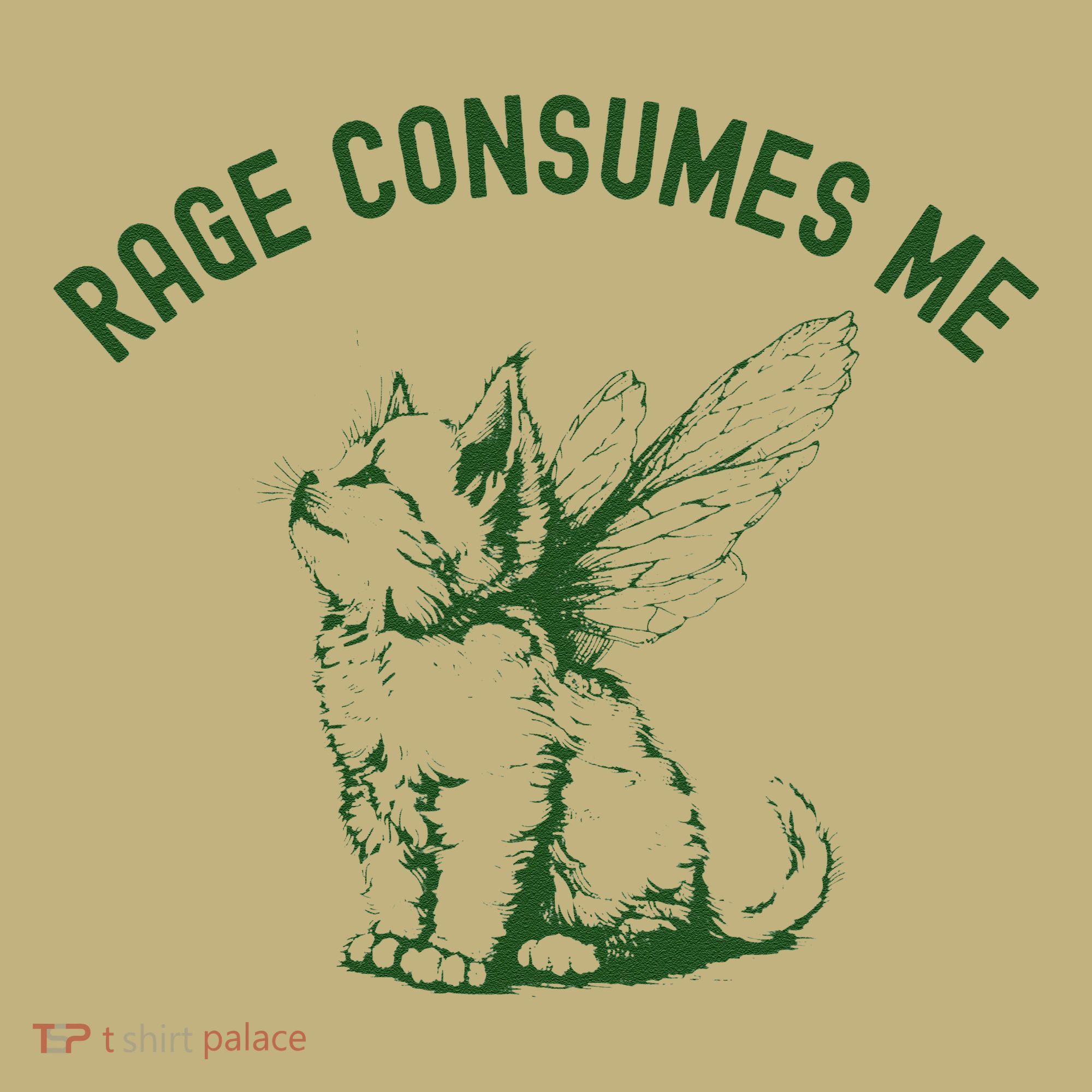 Cat Rage Consumes Me Button