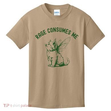Cat Rage Consumes Me Kids T-Shirt
