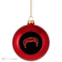 Crab Records Plastic Christmas Ball Ornament thumb 0