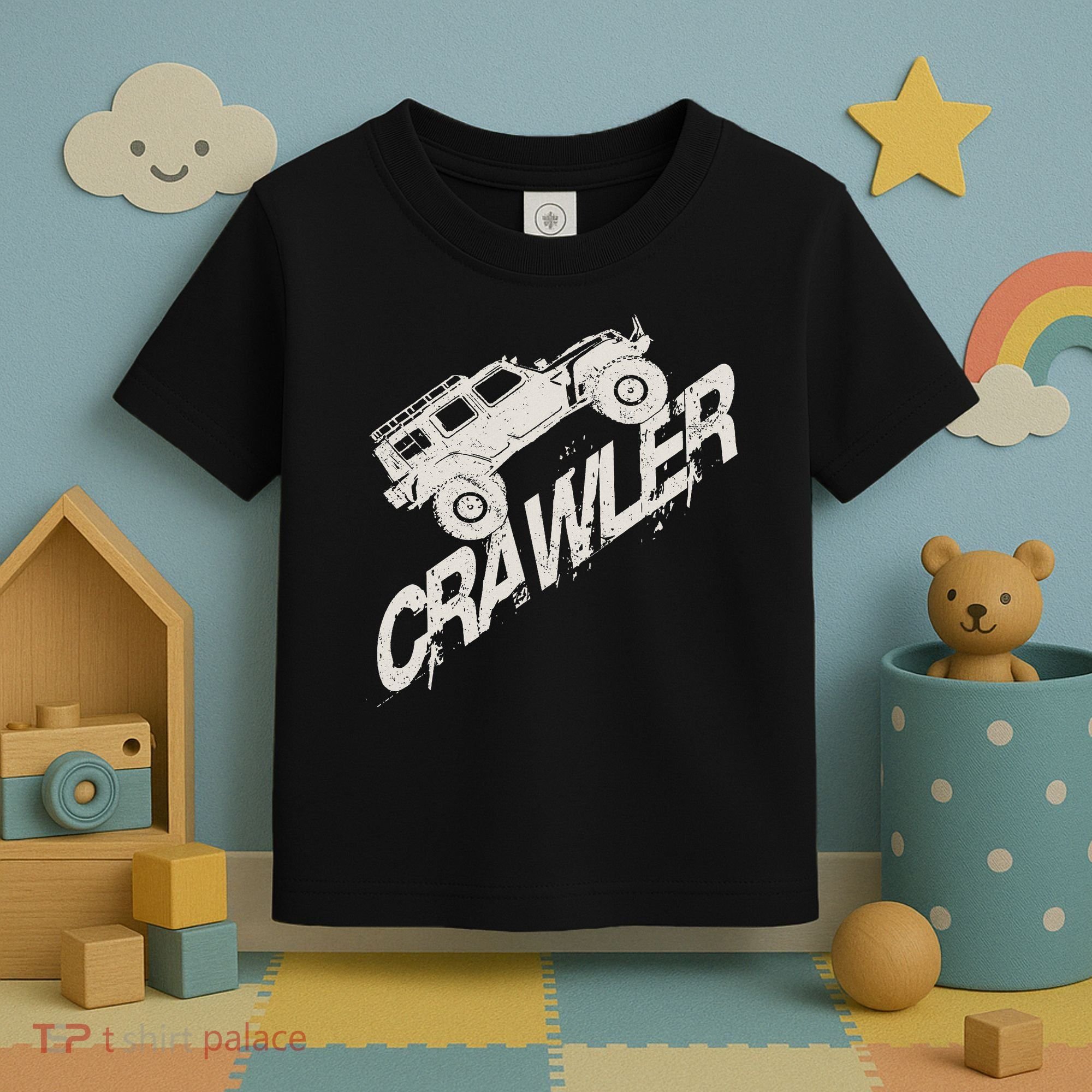 Crawler Rc Car Rock Scaler Scale Rc Offroad Truck Clawling Toddler T-Shirt