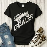 Crawler Rc Car Rock Scaler Scale Rc Offroad Truck Clawling Women's T-Shirt thumb 3