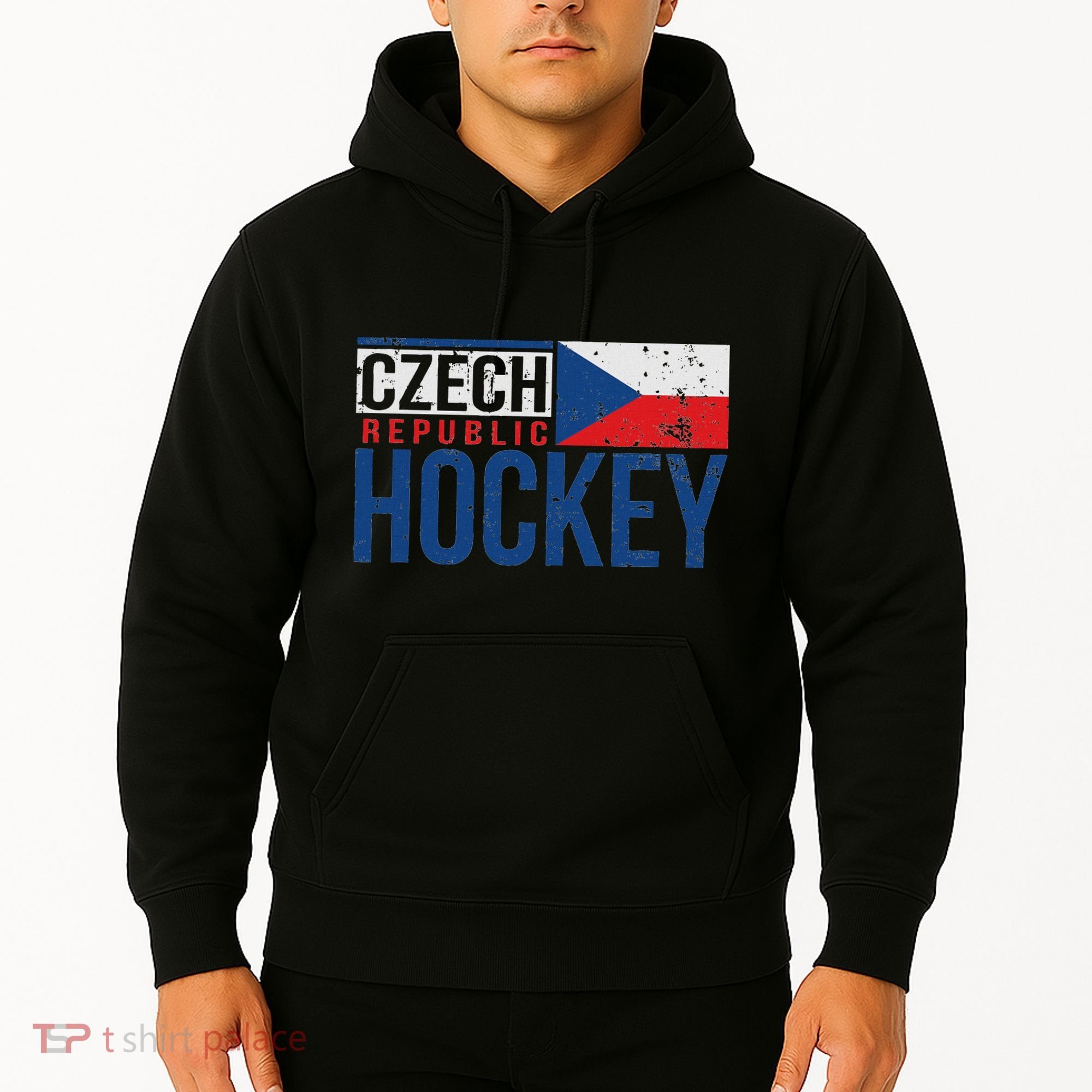 Czech Republic Czechia Hockey International Ice Supporter Hoodie