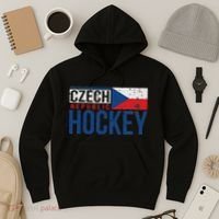 Czech Republic Czechia Hockey International Ice Supporter Hoodie thumb 3
