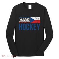Czech Republic Czechia Hockey International Ice Supporter Long Sleeve Shirt thumb 0
