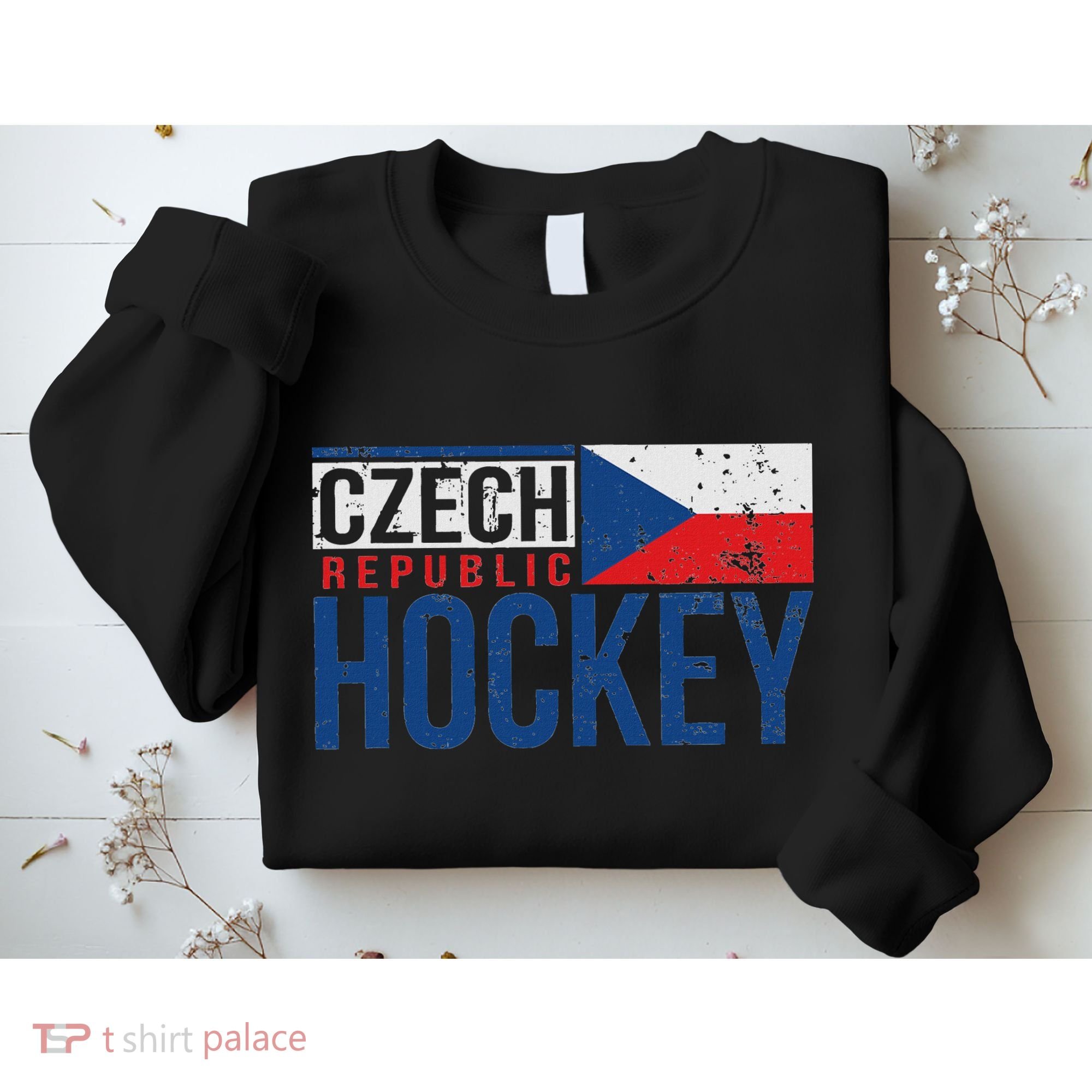 Czech Republic Czechia Hockey International Ice Supporter Sweatshirt