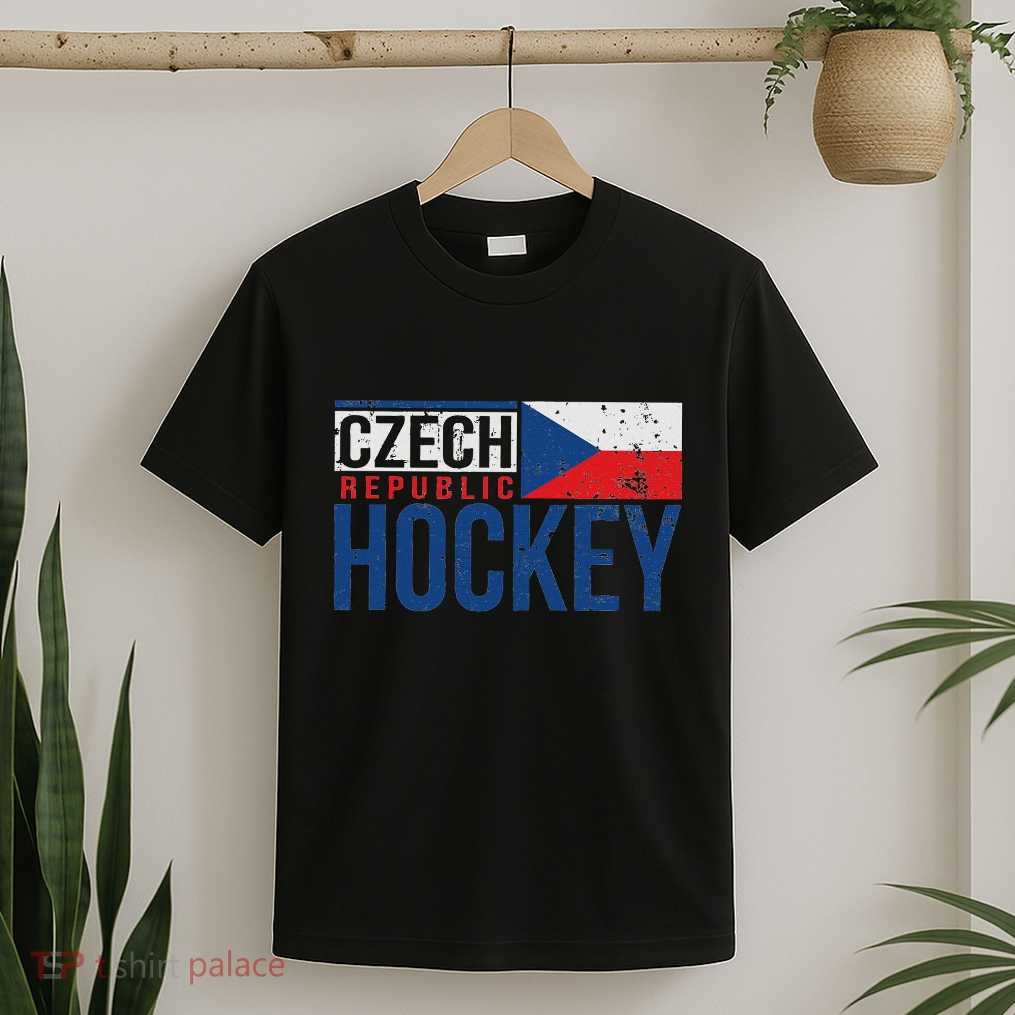 Czech Republic Czechia Hockey International Ice Supporter T-Shirt