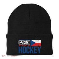 Czech Republic Czechia Hockey International Ice Supporter Beanie thumb 0