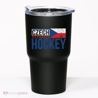 Czech Republic Czechia Hockey International Ice Supporter Tumbler thumb 0