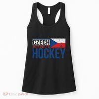 Czech Republic Czechia Hockey International Ice Supporter Women's Tank Top thumb 0