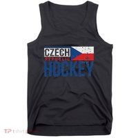 Czech Republic Czechia Hockey International Ice Supporter Tank Top thumb 0