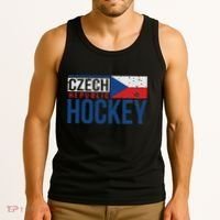 Czech Republic Czechia Hockey International Ice Supporter Tank Top thumb 3