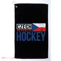 Czech Republic Czechia Hockey International Ice Supporter Golf Towel thumb 0