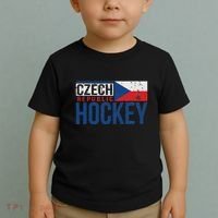 Czech Republic Czechia Hockey International Ice Supporter Toddler T-Shirt thumb 2