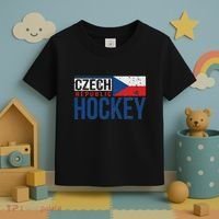 Czech Republic Czechia Hockey International Ice Supporter Toddler T-Shirt thumb 3