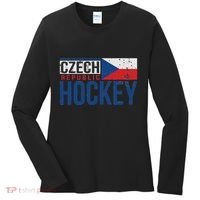 Czech Republic Czechia Hockey International Ice Supporter Women's Long Sleeve Shirt thumb 0