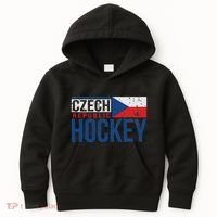 Czech Republic Czechia Hockey International Ice Supporter Kids Hoodie thumb 0