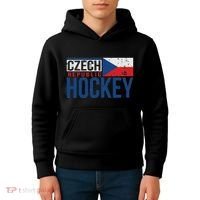 Czech Republic Czechia Hockey International Ice Supporter Kids Hoodie thumb 4