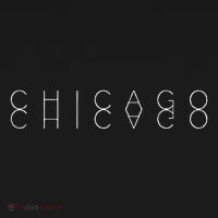 Chicago Reflections Chicagoan Word Art Souvenir Button thumb 1