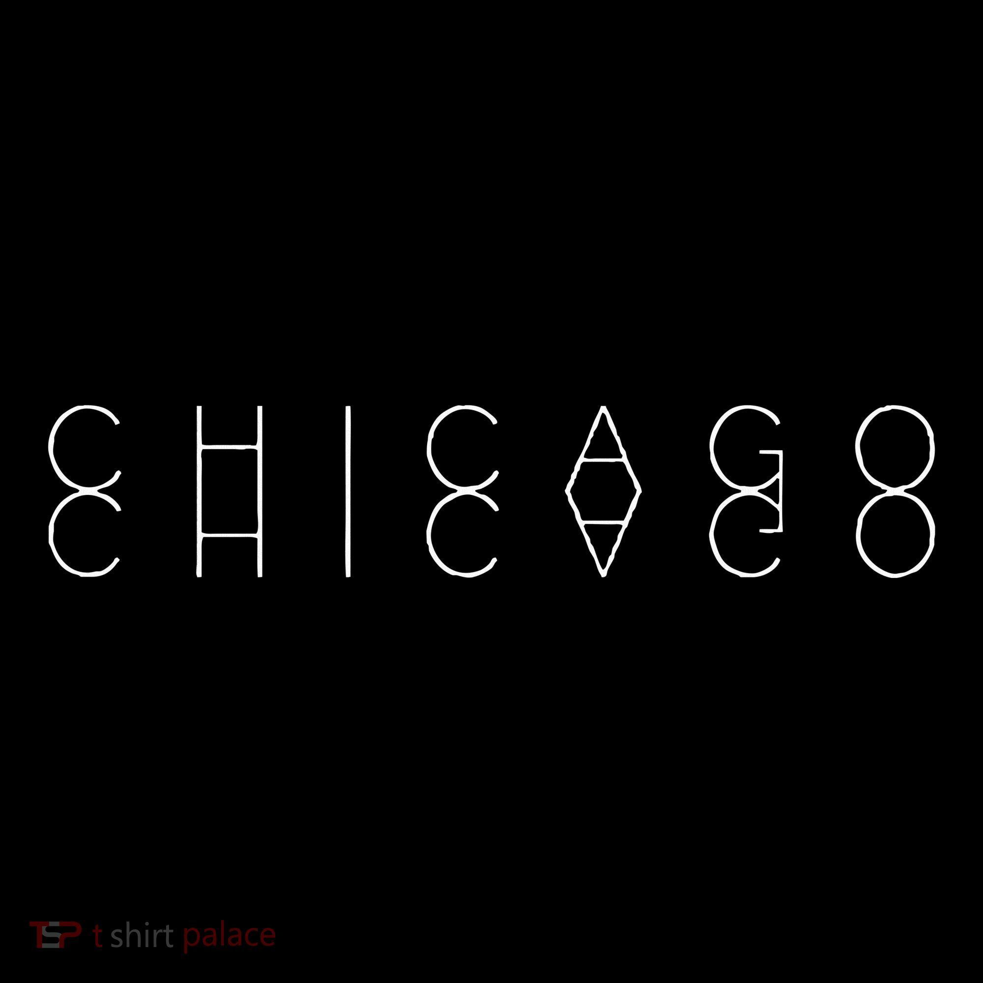 Chicago Reflections Chicagoan Word Art Souvenir Coaster