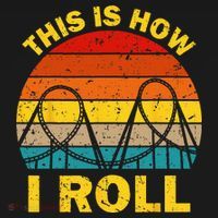 Cool Roller Coaster For  Amusement Theme Park Retro USA-Made Doggie Bandana thumb 2