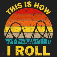 Cool Roller Coaster For  Amusement Theme Park Retro Beanie thumb 2
